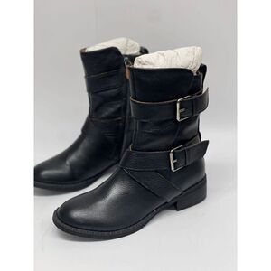 Gentle Souls by Kenneth Cole Women's Best Double Buckle Boots - Black 8M